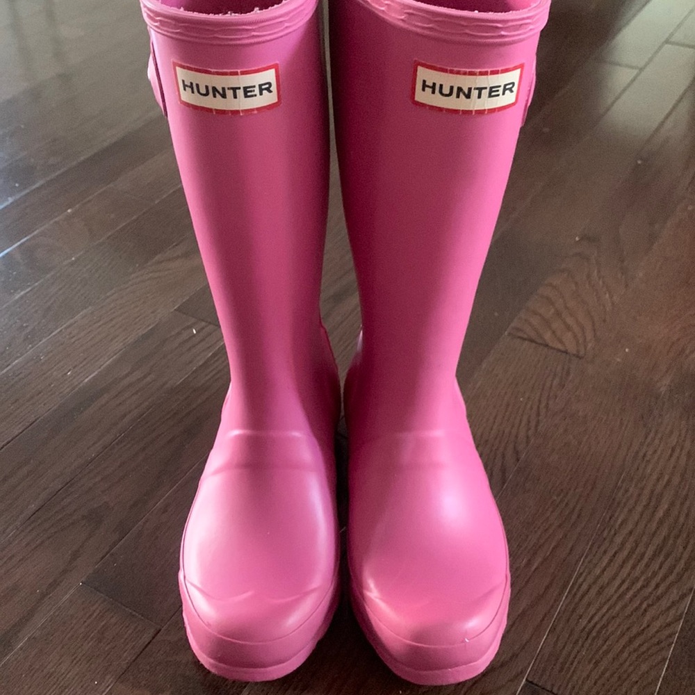 Hunter boots Pink